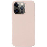 Силиконов кейс с MagSafe за iPhone 15 Pro Max - старинно розов