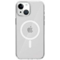 Прозрачен кейс с MagSafe за iPhone 15 - прозрачен