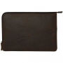 Decoded Waxed Slim кожена торба за iPad Pro 12,9" / MacBook до 14" - кафява
