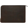 Decoded Waxed Slim кожена торба за MacBook Pro 15" - кафява