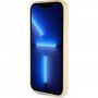 Guess Fixed Glitter 4G Metal Logo блестящ кейс за iPhone 15 Pro Max - златен