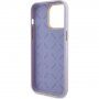 Guess Glitter Full Wrapped блестящ кейс за iPhone 15 Pro Max - лилав