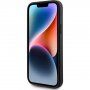Guess Saffiano кейс с MagSafe за iPhone 15 Plus - черен