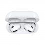 Оригинални безжични слушалки Apple AirPods 3 с калъф за зареждане Lightning (2021) - бял