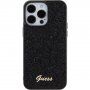 Guess Square Mirror Script Logo кейс за iPhone 15 Pro Max - черен