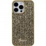 Guess Square Mirror Script Logo кейс за iPhone 15 Pro Max - златен