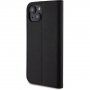 Karl Lagerfeld Saffiano Karl and Choupette NFT флип калъф за iPhone 15 - черно