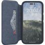 NJORD Leather флип калъф с MagSafe за iPhone 14 Pro Max - тъмносиво