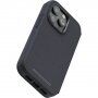 NJORD Leather флип калъф с MagSafe за iPhone 14 Pro Max - тъмносиво