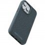 NJORD Fabric кейс с MagSafe за iPhone 15 Pro Max - тъмносив