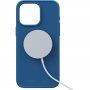 NJORD кейс от 100% рециклирана пластмаса с MagSafe за iPhone 15 Pro Max - син
