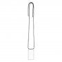 FIXED Pure Neck прозрачен кейс с каишка за iPhone 15 Plus - черен