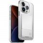 UNIQ Air Fender прозрачен калъф с джоб за карти за iPhone 15 Pro Max - прозрачен