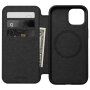 Nomad Modern Leather Folio флип калъф с MagSafe за iPhone 15 Plus - кафяв