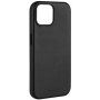 FIXED MagLeather кожен кейс с MagSafe за iPhone 15 - черен