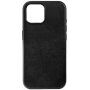 FIXED MagLeather кожен кейс с MagSafe за iPhone 15 - черен