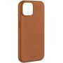 FIXED MagLeather кожен кейс с MagSafe за iPhone 15 Plus - кафяв