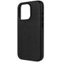 FIXED MagLeather кожен кейс с MagSafe за iPhone 15 Pro - черен