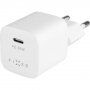 FIXED mini зарядно 30W USB-C - PD за устройства Apple - бял