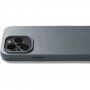 Mujjo Impact Leather кожен кейс с MagSafe за iPhone 15 Pro Max - тъмносив