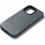 Mujjo Impact Leather кожен кейс с MagSafe за iPhone 15 Pro Max - тъмносив