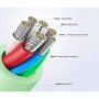 FIXED Liquid silicone кабел за зареждане и пренос на данни PD USB-C / USB-C за iPhone / iPad / MacBook / AirPods - 1,2 м - бял