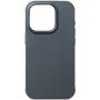 Mujjo Impact Leather кожен кейс с MagSafe за iPhone 15 Pro Max - тъмносив
