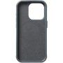 Mujjo Impact Leather кожен кейс с MagSafe за iPhone 15 Pro Max - тъмносив