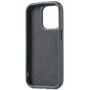 Mujjo Impact Leather кожен кейс с MagSafe за iPhone 15 Pro Max - тъмносив