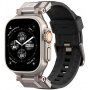 Spigen Dura Pro Armor устойчива каишка за Apple Watch Ultra 49mm / 46mm / 45mm / 44mm / 42mm - черен