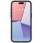 Spigen Optik Armor MagFit устойчив кейс с подвижна защита на камерата и MagSafe за iPhone 15 Pro Max - черен