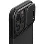 Spigen Optik Armor MagFit устойчив кейс с подвижна защита на камерата и MagSafe за iPhone 15 Pro Max - черен