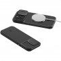 Spigen Optik Armor MagFit устойчив кейс с подвижна защита на камерата и MagSafe за iPhone 15 Pro Max - черен