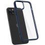 Spigen Ultra Hybrid прозрачен кейс за iPhone 15 - тъмносин