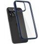 Spigen Ultra Hybrid прозрачен кейс за iPhone 15 Pro Max - тъмносин