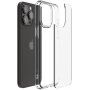Spigen Ultra Hybrid прозрачен кейс за iPhone 15 Pro Max - прозрачен