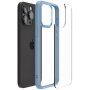 Spigen Ultra Hybrid прозрачен кейс за iPhone 15 Pro Max - син