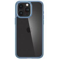 Spigen Ultra Hybrid прозрачен кейс за iPhone 15 Pro Max - син