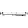 Spigen Ultra Hybrid MagFit прозрачен кейс с бял MagSafe за iPhone 15 Pro - прозрачен