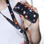 Кейс за iPhone 6 / 6S с каишка - котки в космоса