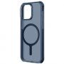 UNIQ Combat MagClick прозрачен калъф с MagSafe за iPhone 15 Pro Max - тъмносин
