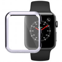 Калъф със защита на екрана за Apple Watch 42mm - сребърна