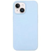 Силиконов кейс за iPhone 15 Plus - светлосин