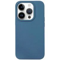 Силиконов кейс за iPhone 15 Pro - кралско син