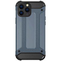 Super устойчив "Armor" кейс за iPhone 15 Pro - тъмносин
