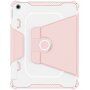Устойчив въртящ се 360° калъф за iPad 10,2" (2019-2021) - розово