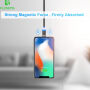FLOVEME Round магнитен кабел USB-A / USB-C / Micro USB / Lightning за iPhone / iPad / iPod / AirPods - 1 m - сребърна