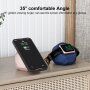 2в1 силиконова стойка във форма на диамант за зарядно устройство MagSafe / Apple Watch - бял