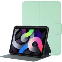 Калъф от PU кожа със стойка и място за Apple Pencil за iPad mini 6 / mini 7 - зелено