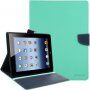 GOOSPERY калъф с полирано покритие за iPad 2 / 3 / 4 - тюркоаз